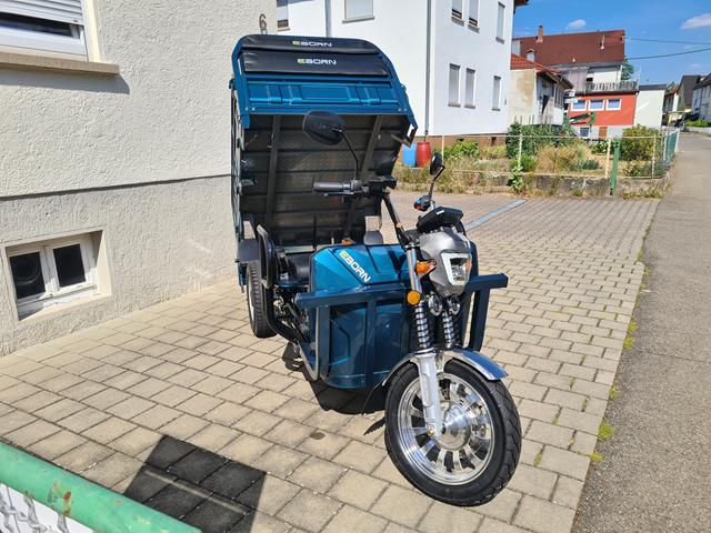 EBORN Cargo Cat 2 vorne Kippvorrichtung EBORN Cargo Cat 2 vorne Kippvorrichtung
